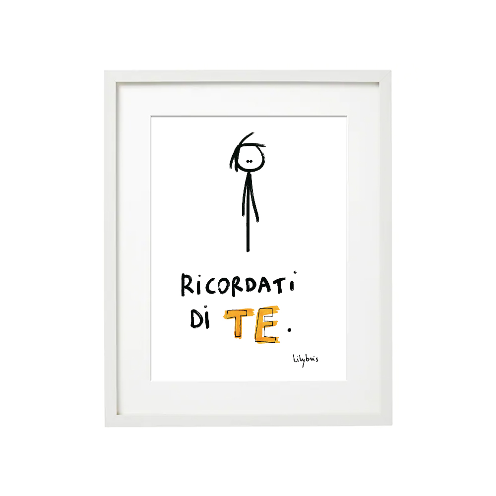 Quadro Ricordati di te