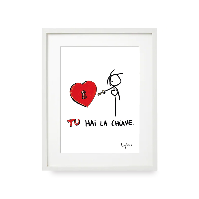 Quadro Tu hai la chiave